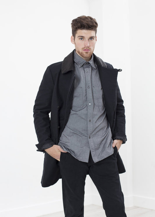 Taban Coat in Black Hannes Roether
