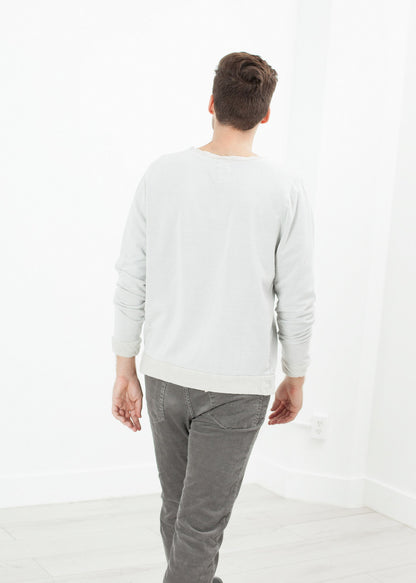 Vintage Sweatshirt in Light Grey Via Spare