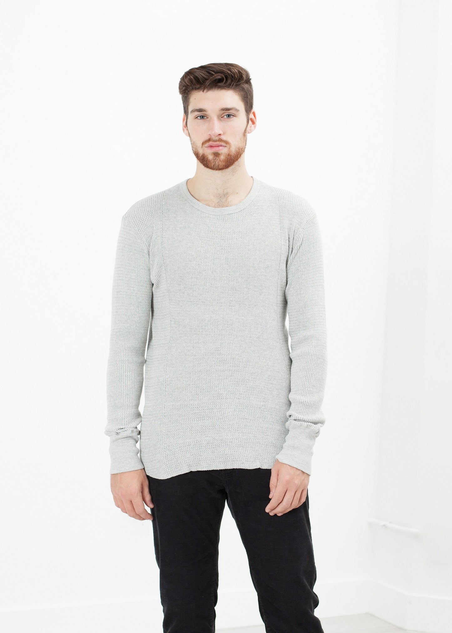 Waffle Knit Long Sleeve Tee V:Room