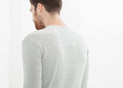 Waffle Knit Long Sleeve Tee V:Room