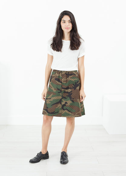Military Skirt in Camo AR Srpls