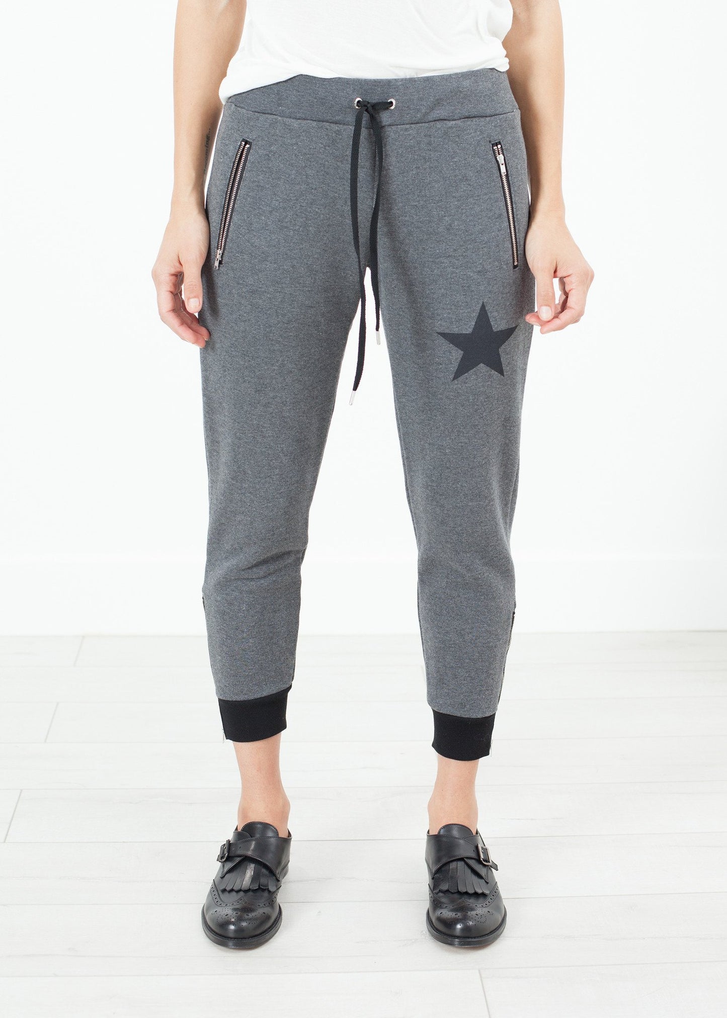 Loopwheeler Star Pant in Grey AR Srpls