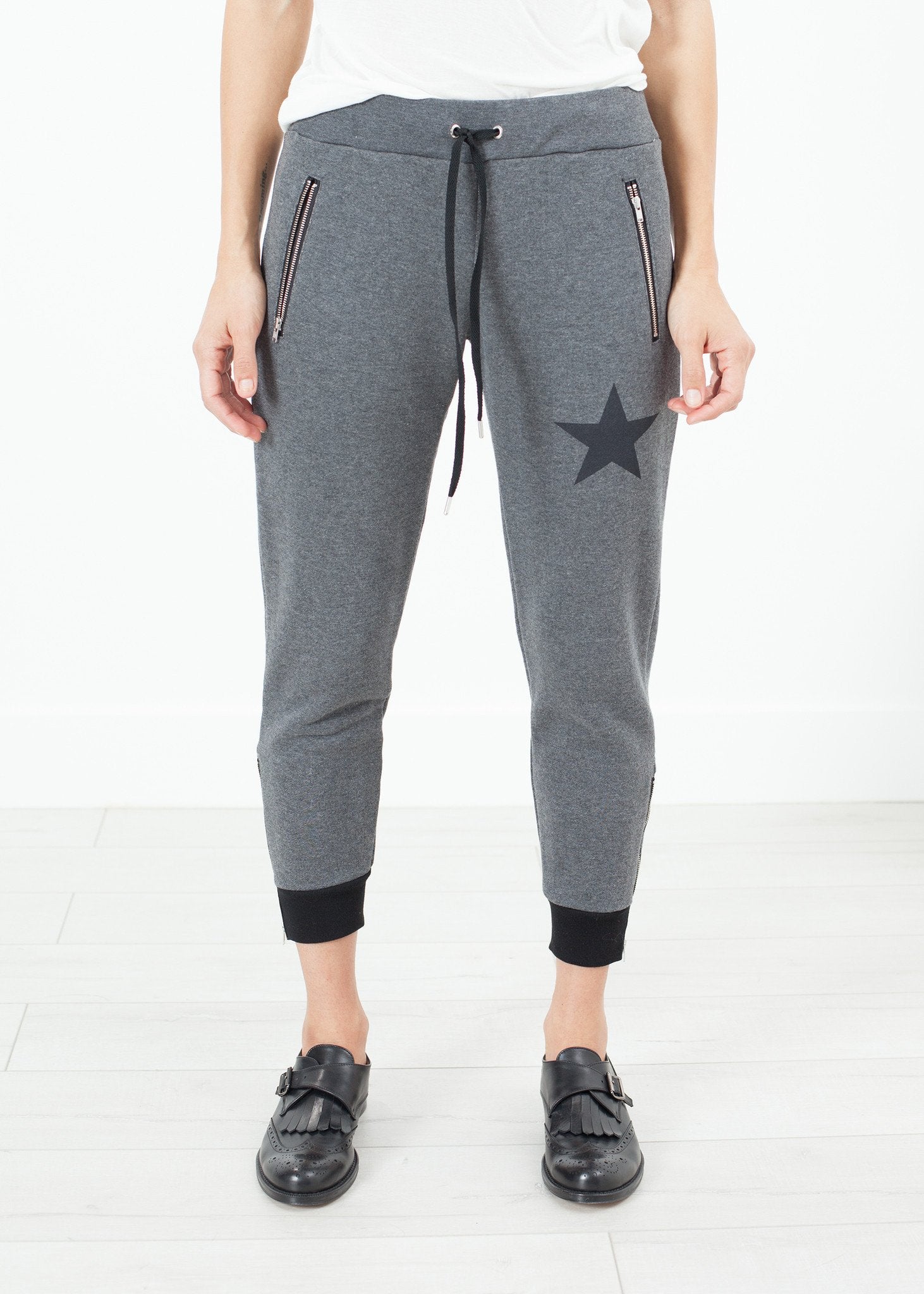 Loopwheeler Star Pant in Grey AR Srpls