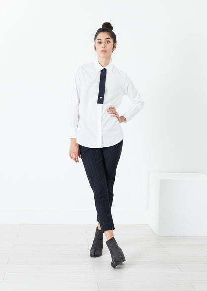 Pau Shirt in White Sibel Saral