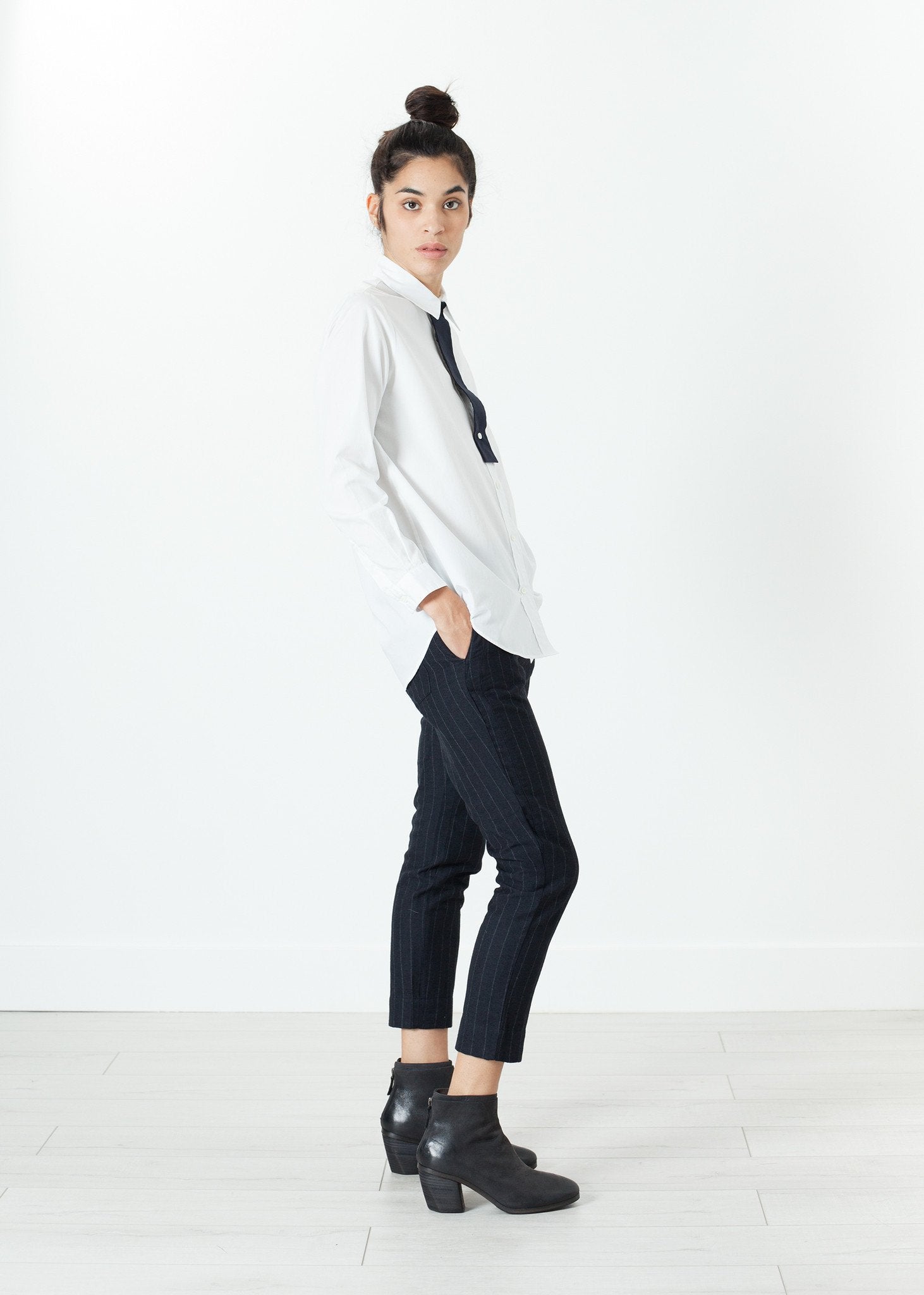 Pau Shirt in White Sibel Saral