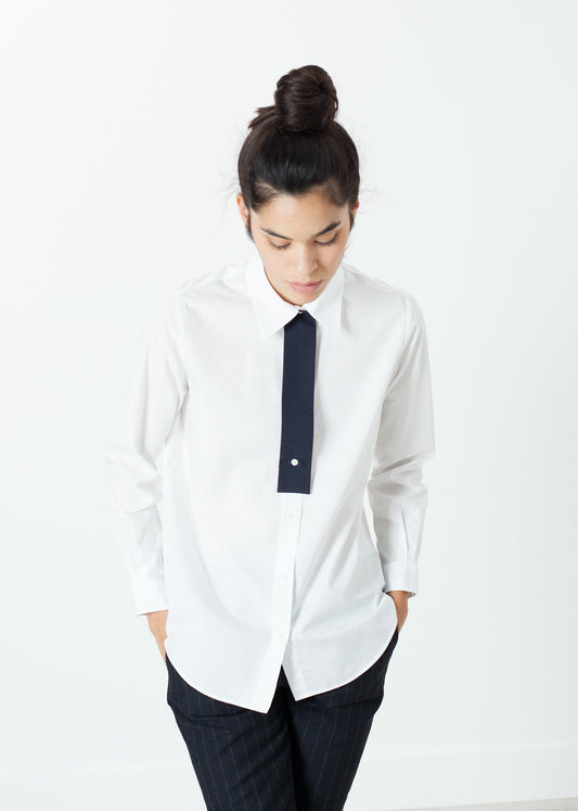 Pau Shirt in White Sibel Saral