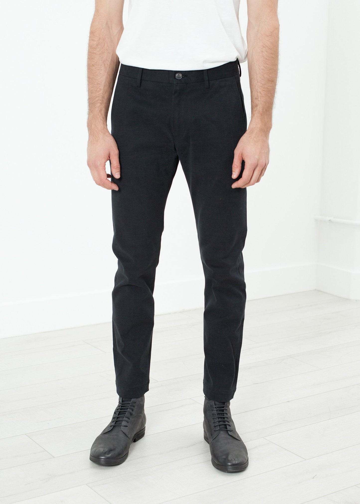 Men's Chino in Black Mauro Grifoni