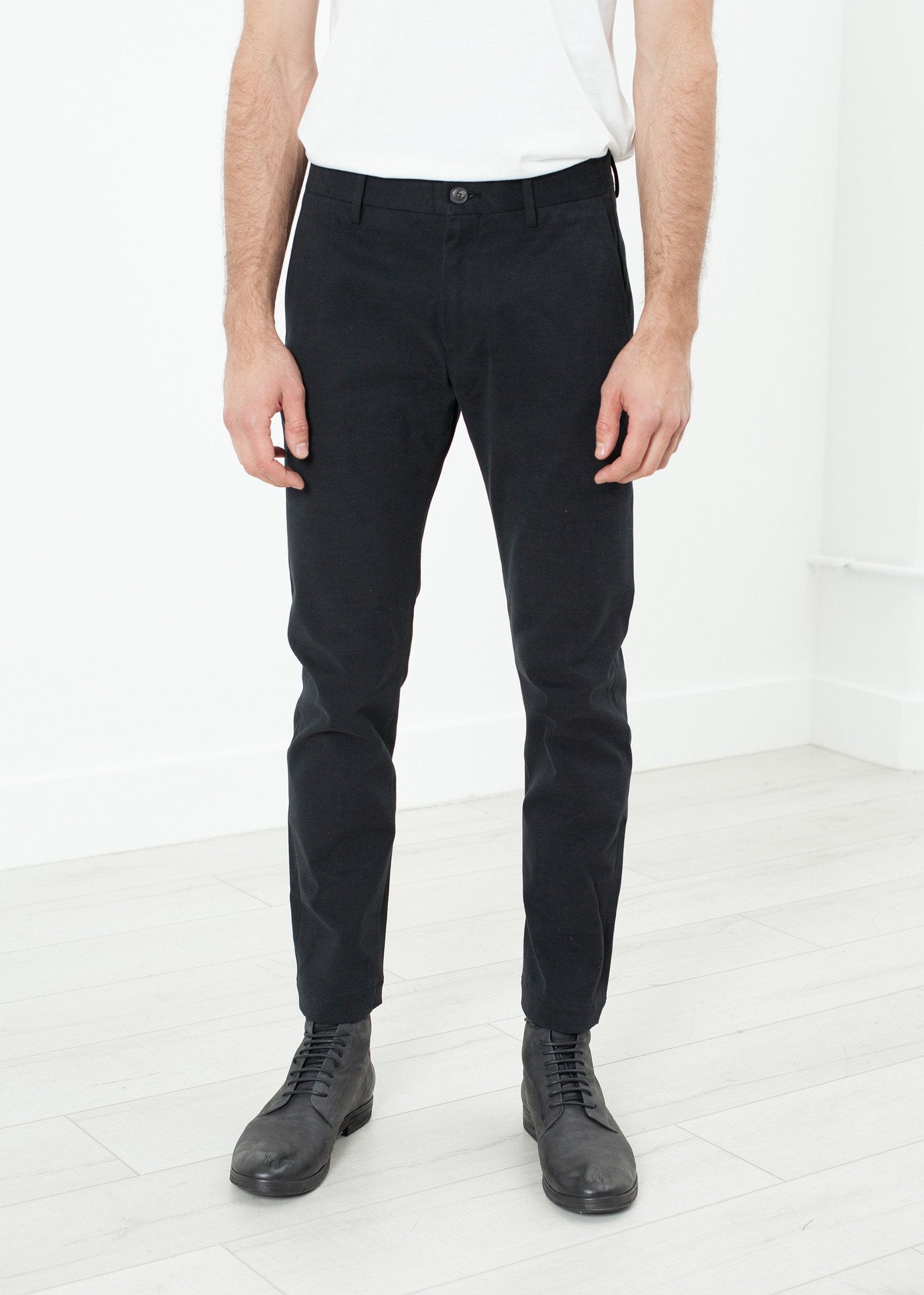 Men's Chino in Black Mauro Grifoni