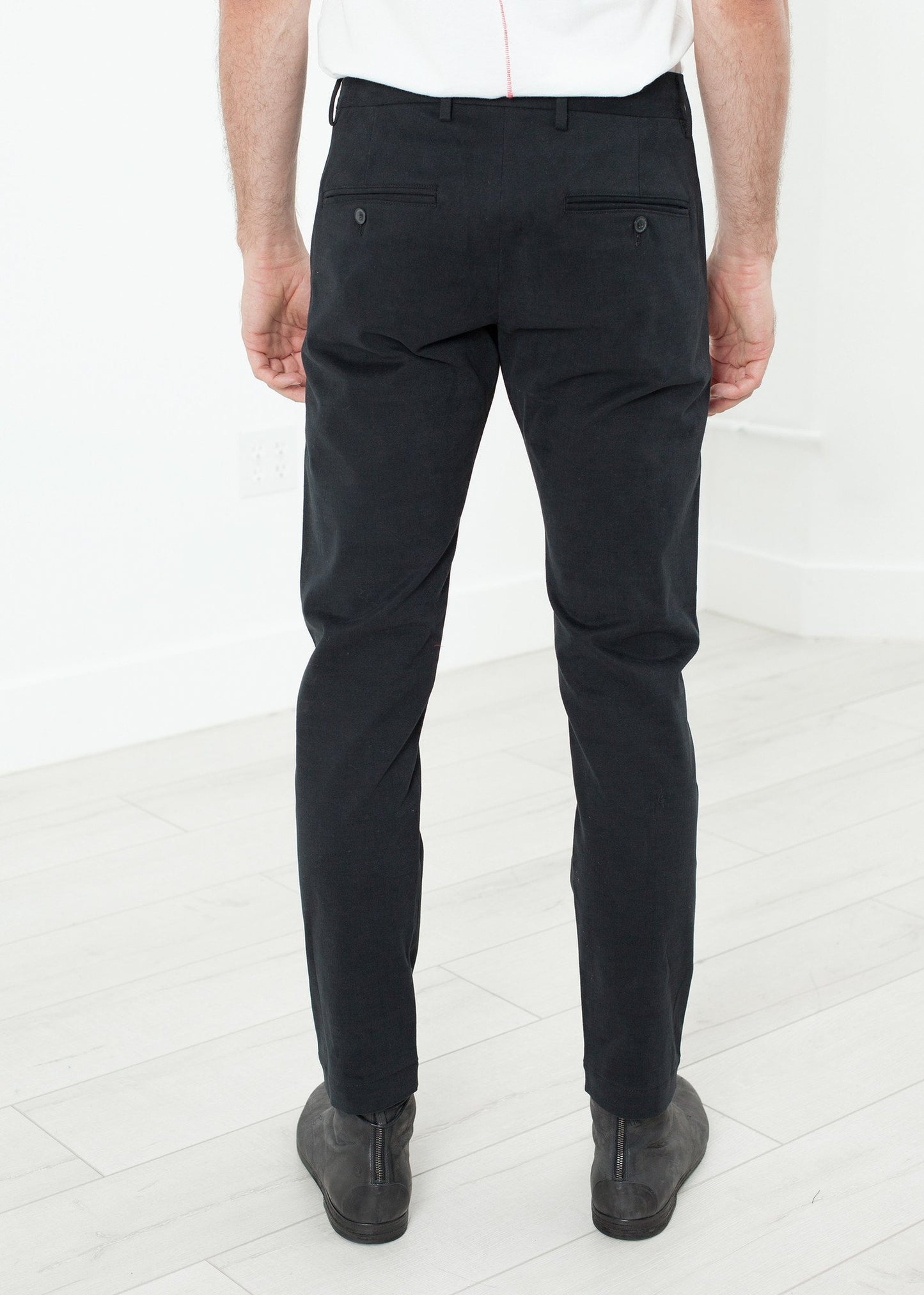Men's Chino in Black Mauro Grifoni