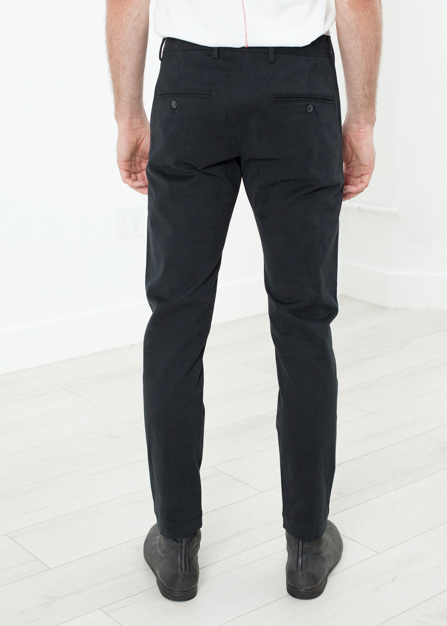 Men's Chino in Black Mauro Grifoni