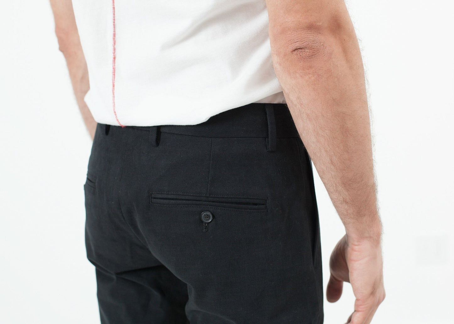 Men's Chino in Black Mauro Grifoni