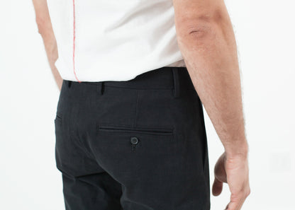 Men's Chino in Black Mauro Grifoni