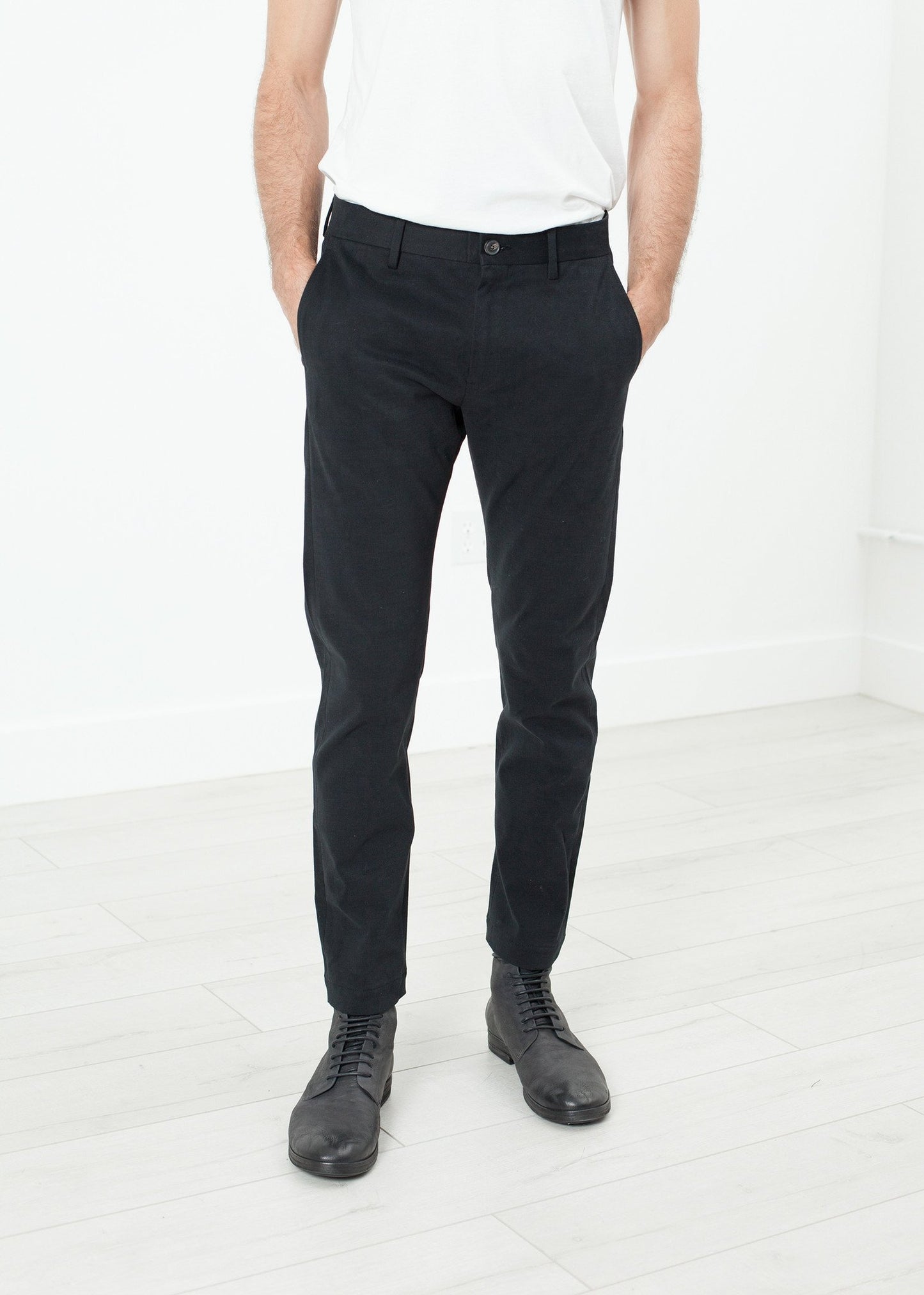 Men's Chino in Black Mauro Grifoni