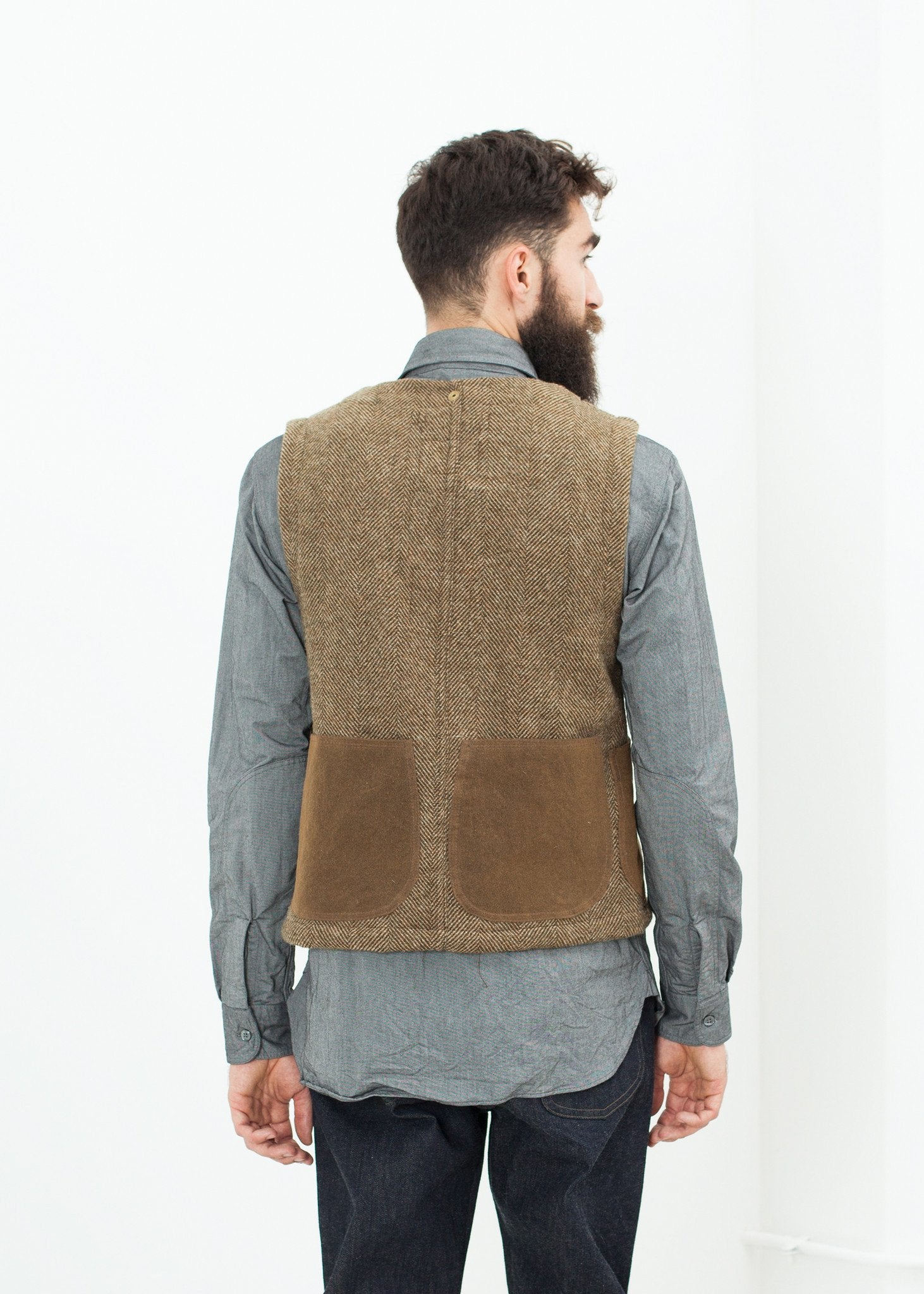 Work Vest in Tan Nigel Cabourn