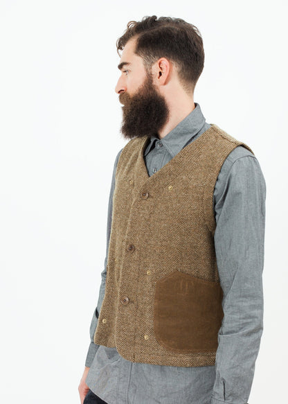 Work Vest in Tan Nigel Cabourn