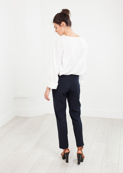 Patch Pocket Pant in Navy Harvey Faircloth