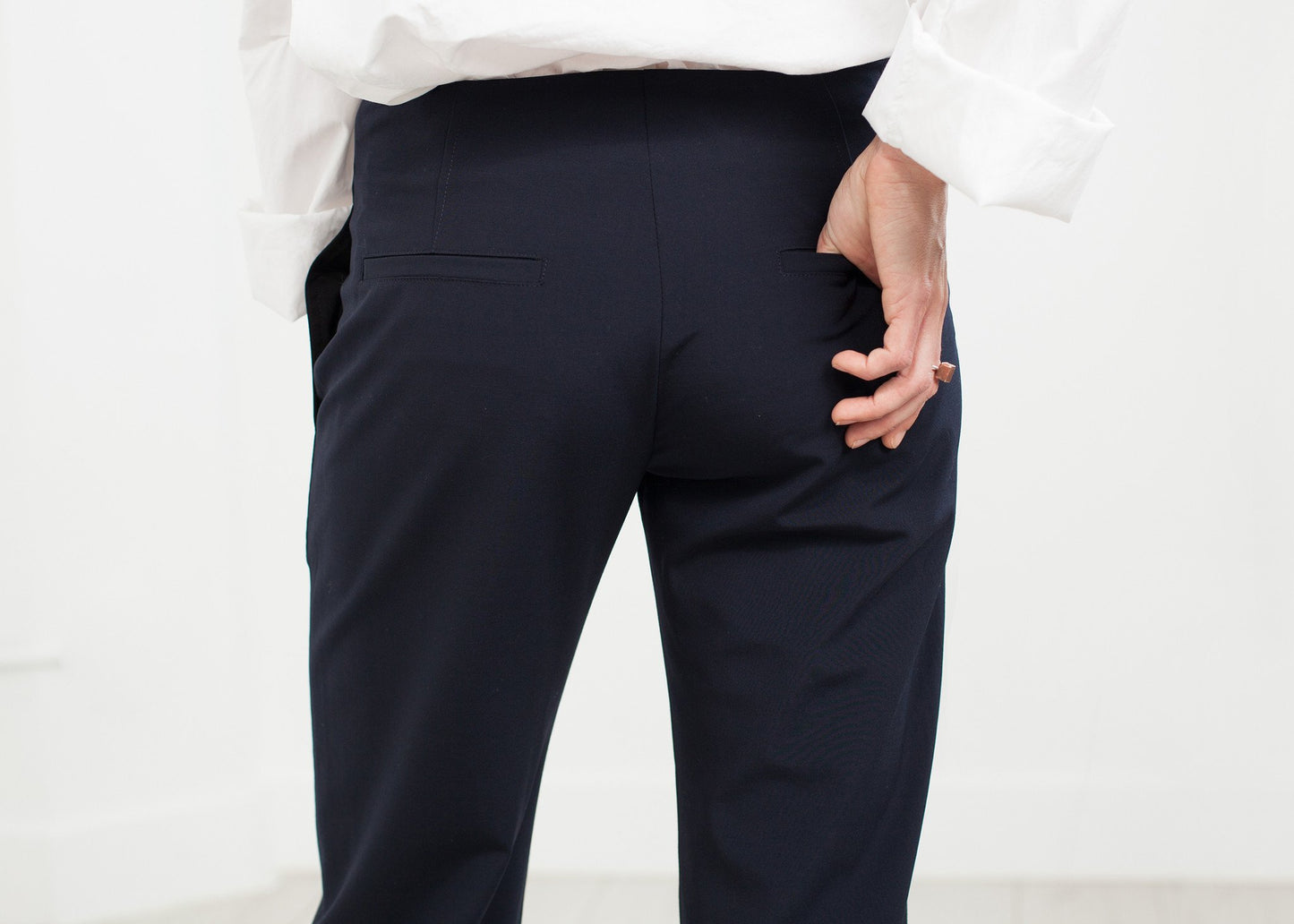 Patch Pocket Pant in Navy Harvey Faircloth