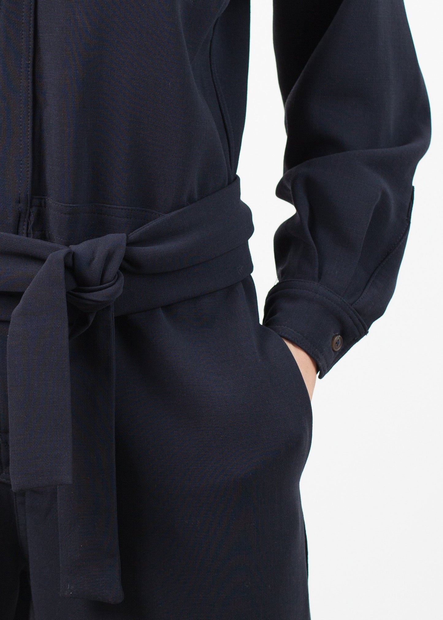 Worker Jumpsuit in Navy Harvey Faircloth