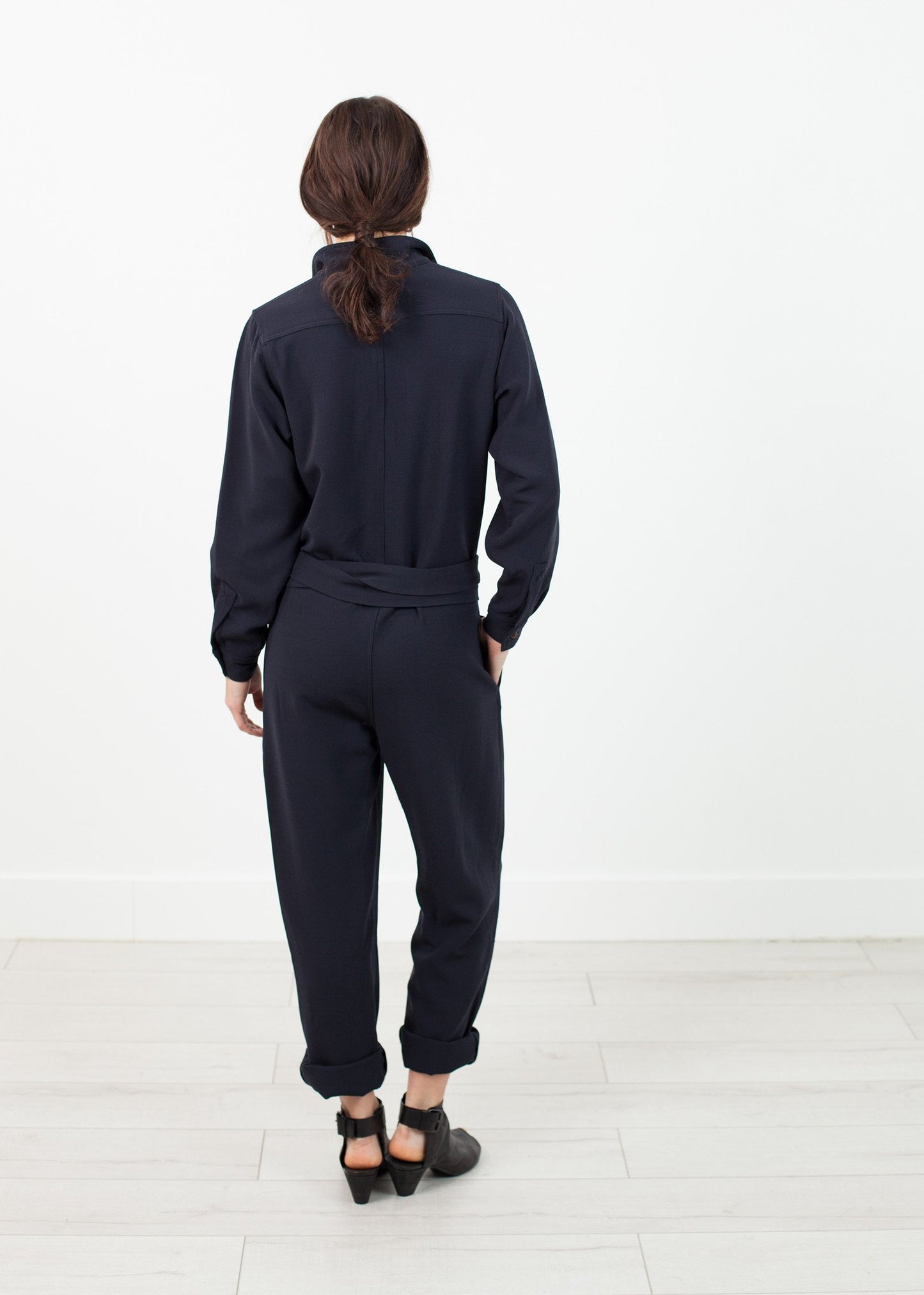 Worker Jumpsuit in Navy Harvey Faircloth