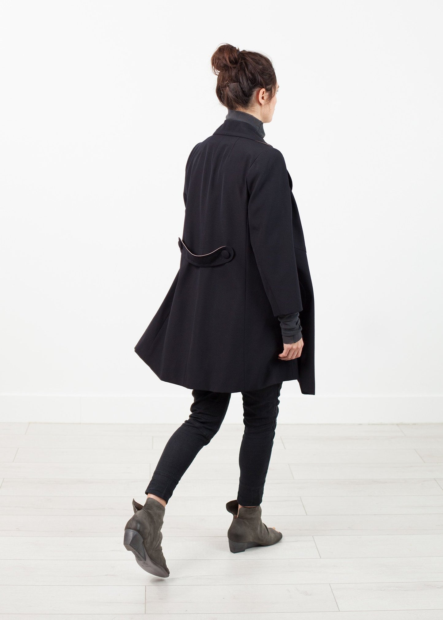 Day Coat in Navy Harvey Faircloth