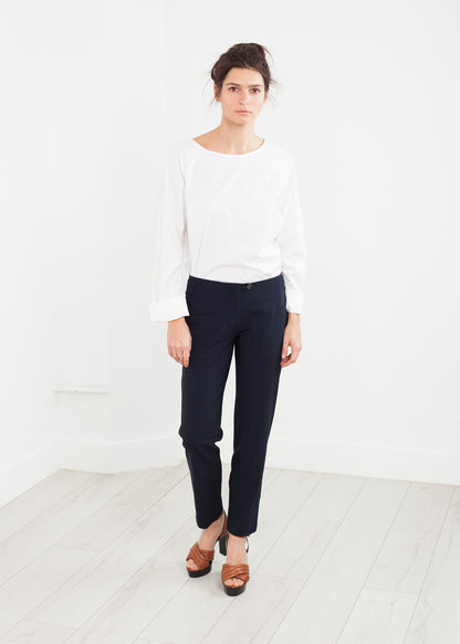 Patch Pocket Pant in Navy Harvey Faircloth