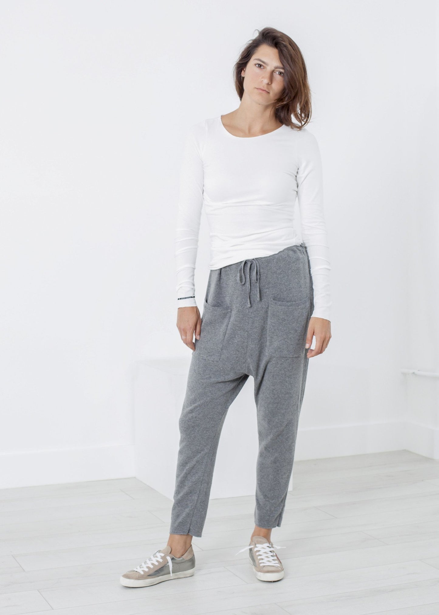 Stretch Tee in Milk Album di Famiglia