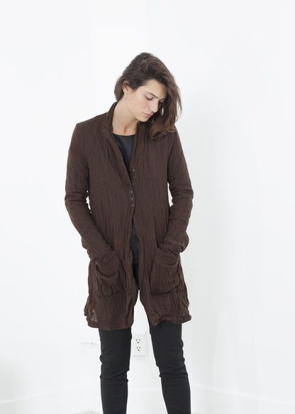 Ghost Wool Jacket in Brown Hazel Brown