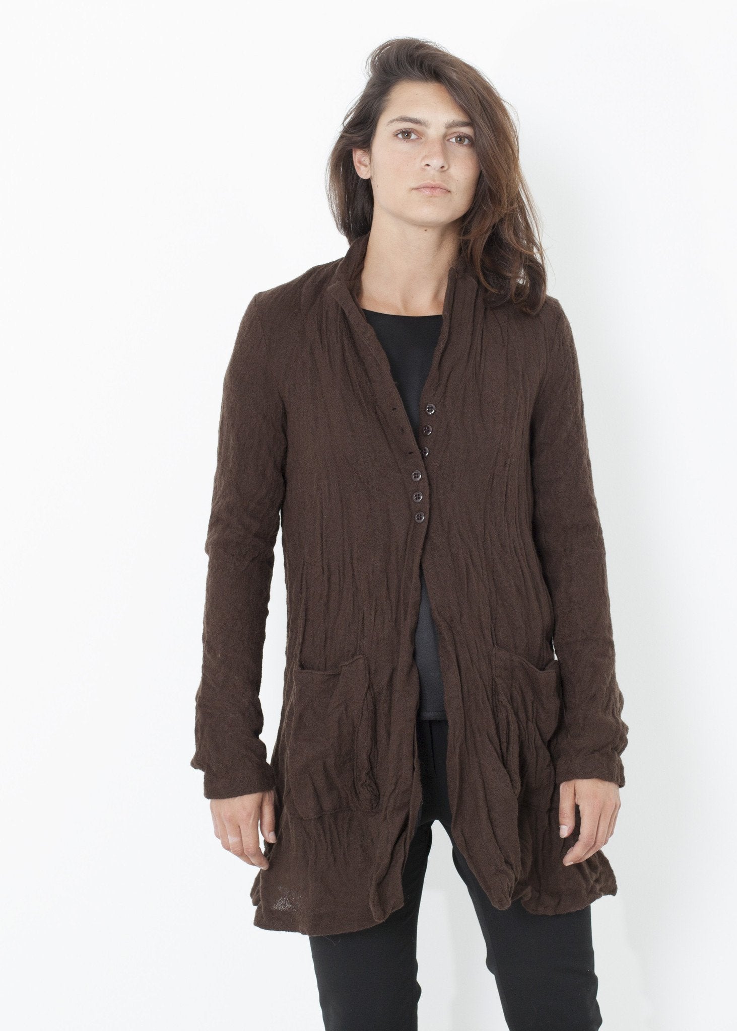 Ghost Wool Jacket in Brown Hazel Brown