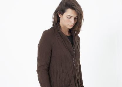Ghost Wool Jacket in Brown Hazel Brown