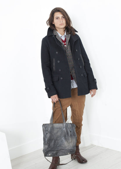 Zola Coat in Black Hannes Roether