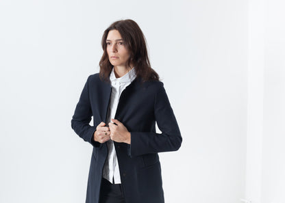 Tessuto Jacket in Navy Ter et Bantine