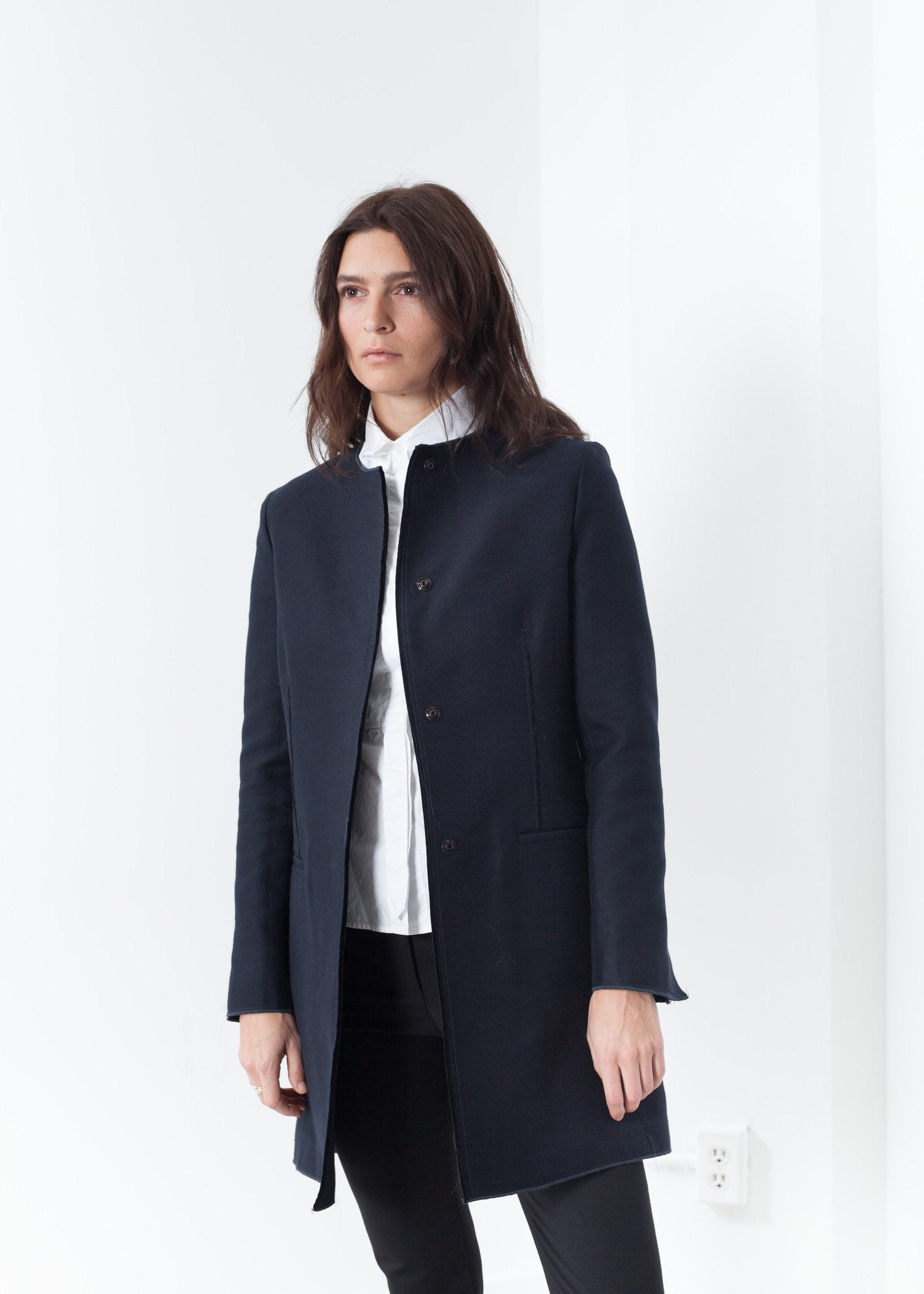 Tessuto Jacket in Navy Ter et Bantine