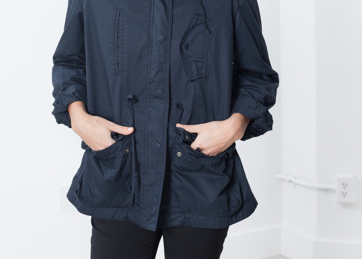 Marquee Coat in Steel Hannes Roether