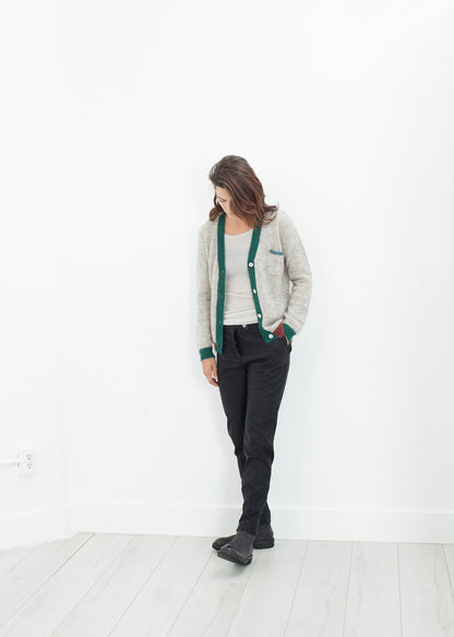 Deskle Cardigan in Heather Bellerose