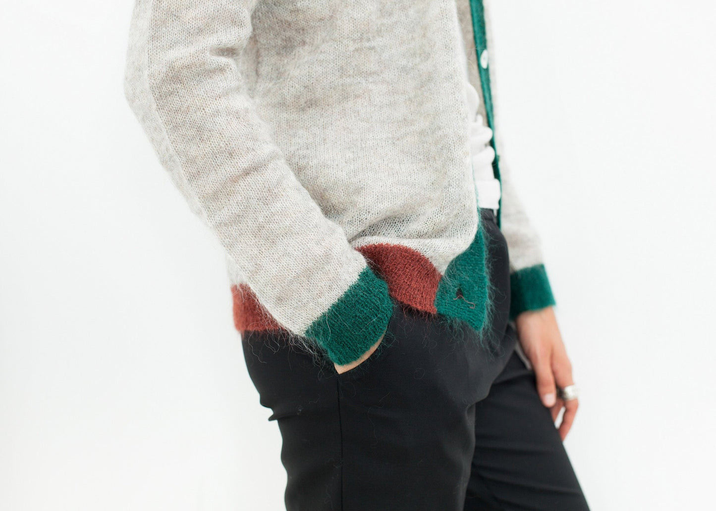 Deskle Cardigan in Heather Bellerose