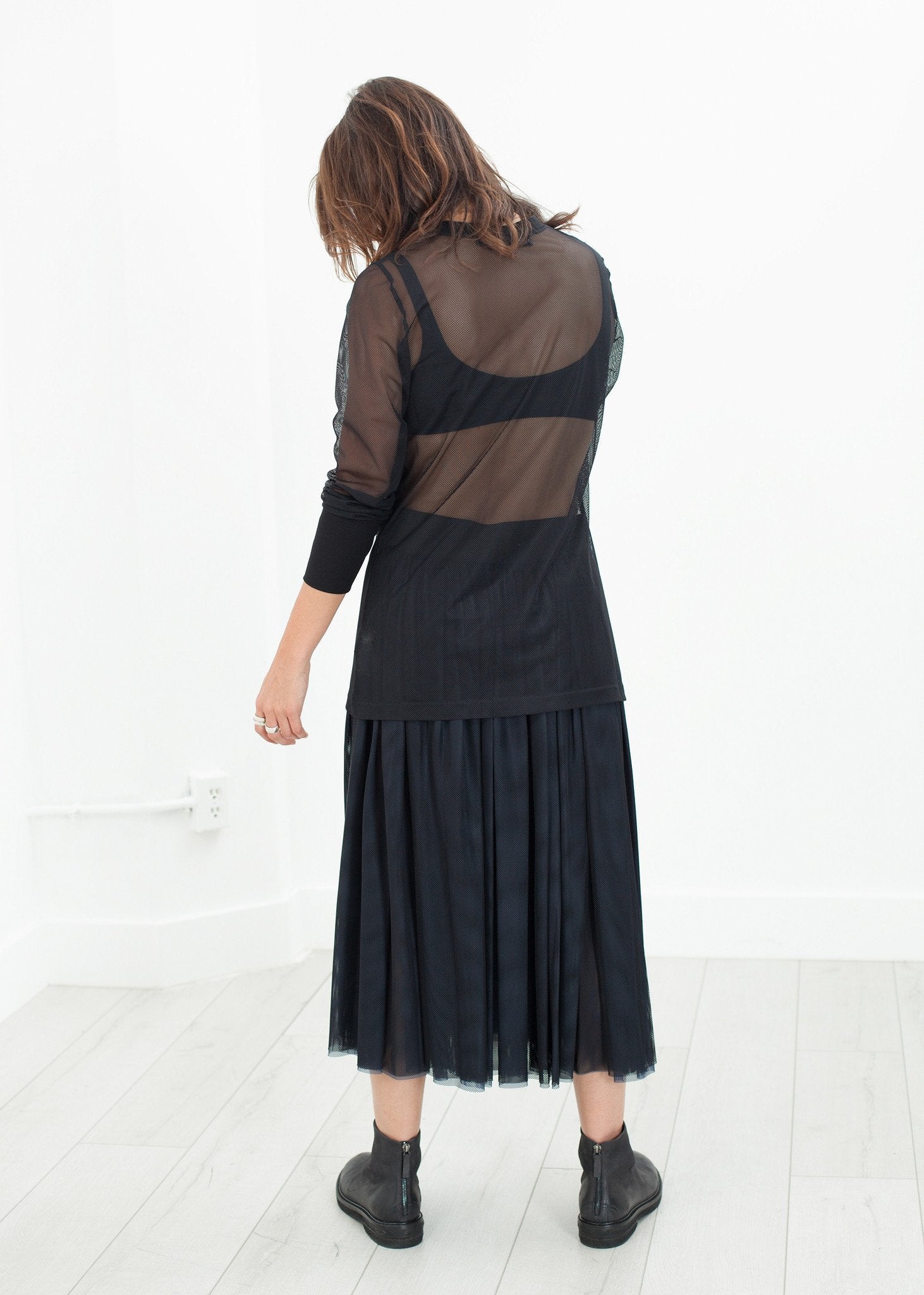 Net Panel Skirt Maria Calderara