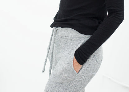 Highsoft Cropped Sweat in Heather Grey V:Room