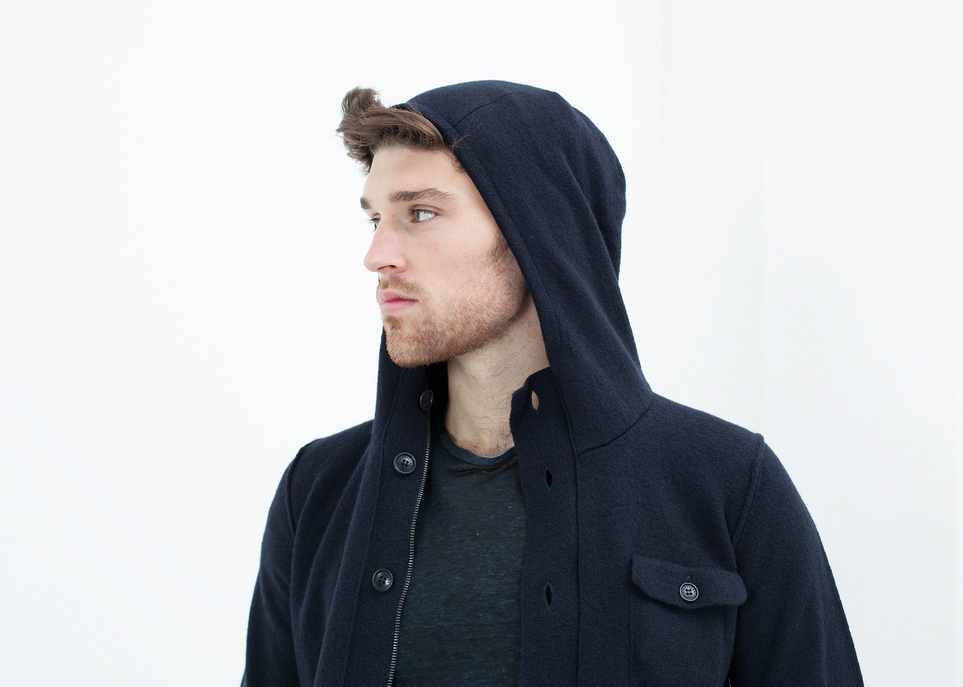 Hubbard Jacket in Navy Esemplare