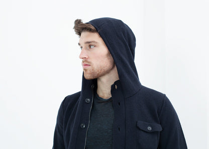 Hubbard Jacket in Navy Esemplare
