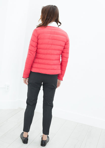 Camelia Reversible Jacket in Black/Red Lardini
