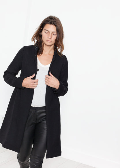 Zoulou Coat in Black Hannes Roether