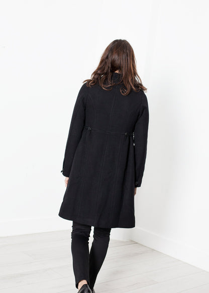 Zoulou Coat in Black Hannes Roether