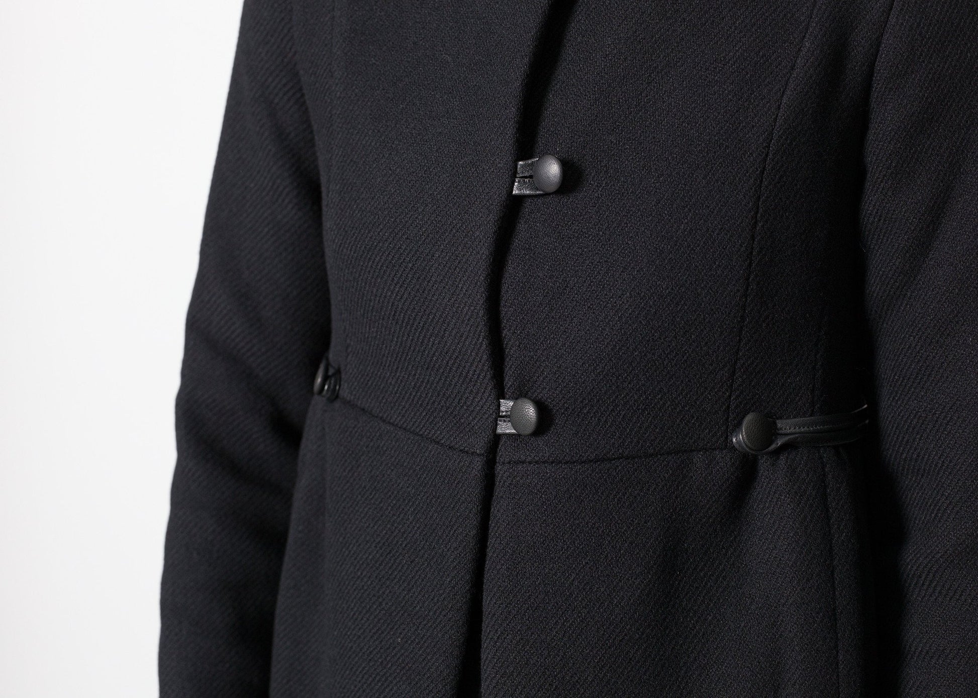 Zoulou Coat in Black Hannes Roether