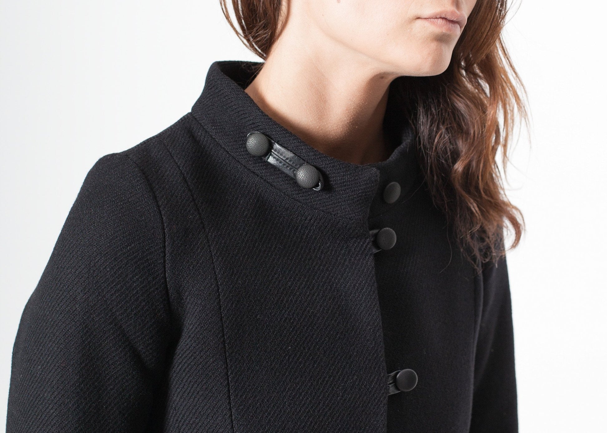 Zoulou Coat in Black Hannes Roether