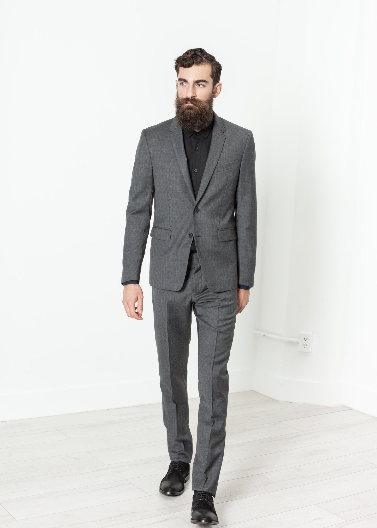 Men's Completo Suit in Grey Mauro Grifoni