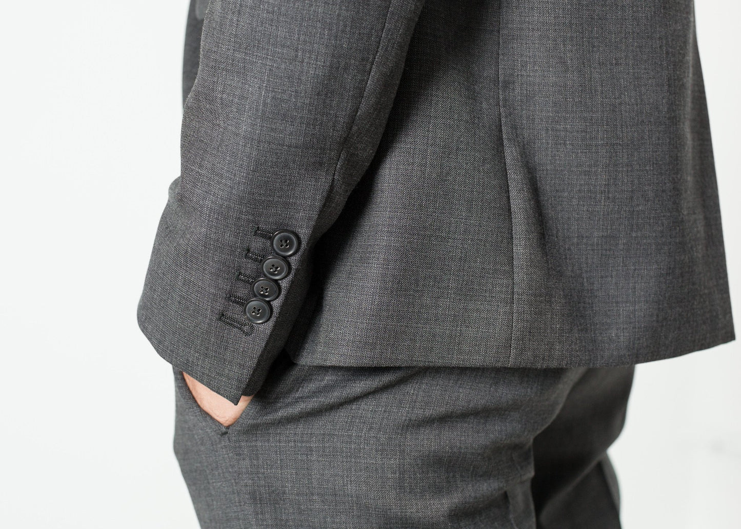 Men's Completo Suit in Grey Mauro Grifoni