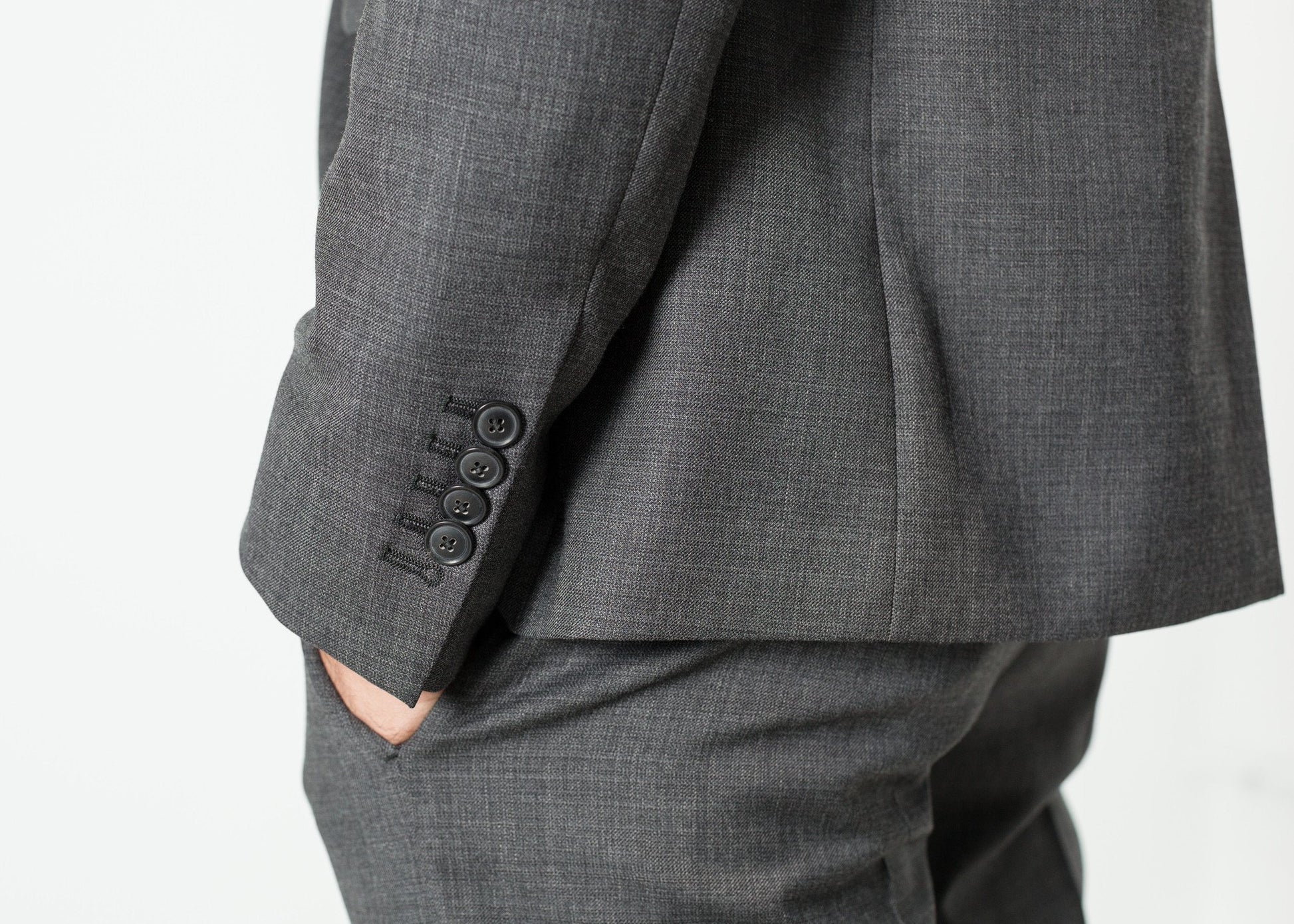 Men's Completo Suit in Grey Mauro Grifoni