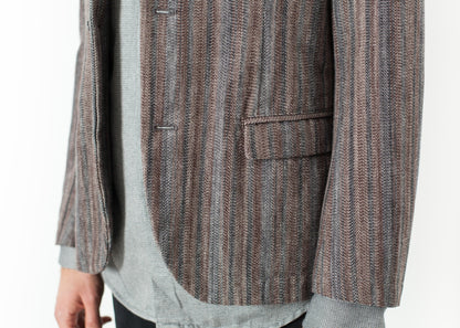 Watercolor Sport Jacket in Brown/Blue Pence