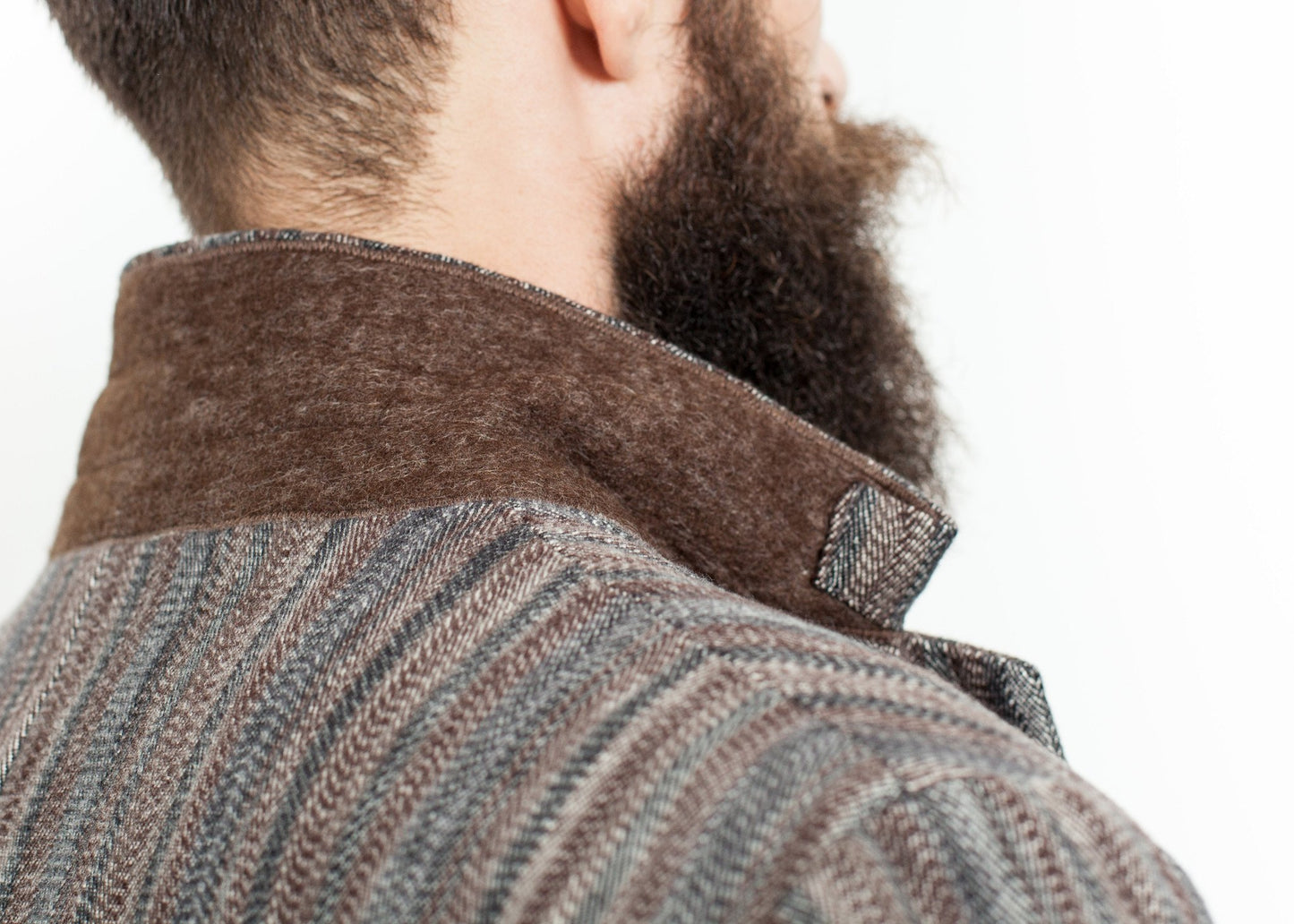 Watercolor Sport Jacket in Brown/Blue Pence