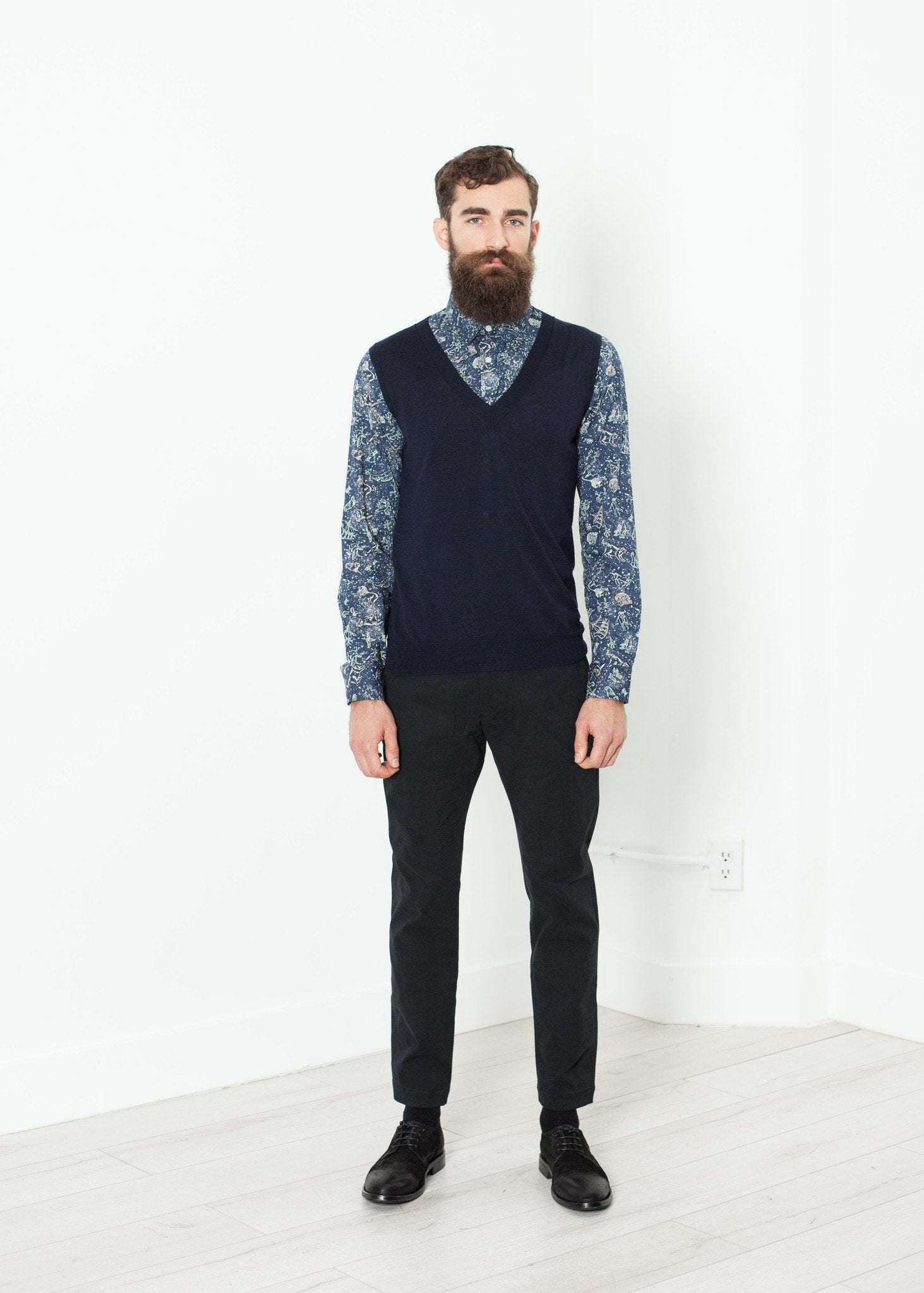 Camicia Slim Shirt in Celestial Mauro Grifoni
